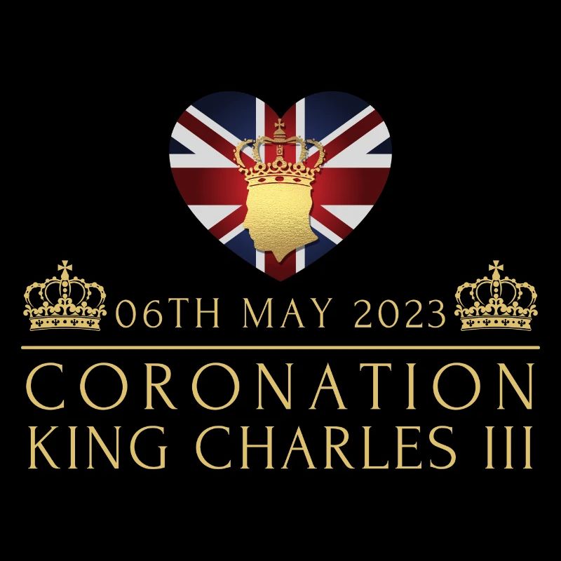 British King Coronation Charles England Flag