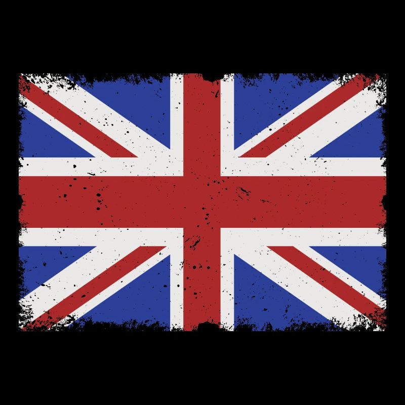 Drapeau Royaume-Uni Grunge