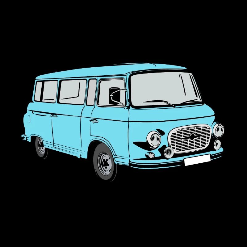 Barkas B1000 bleu