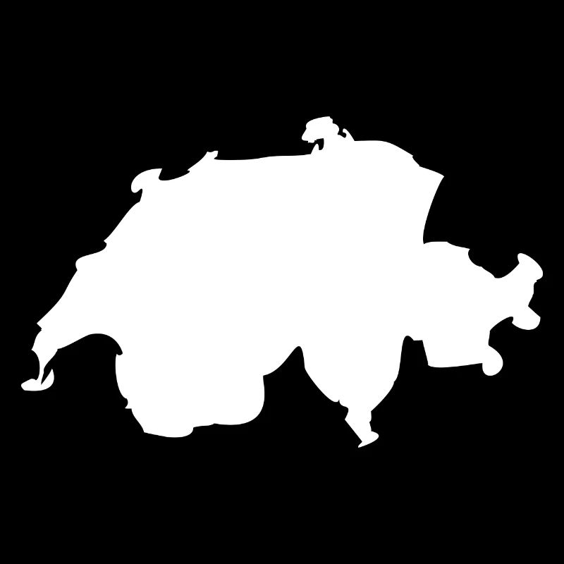 Switzerland map flag