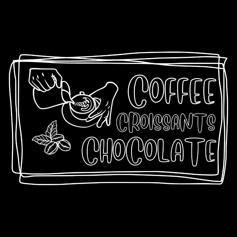 Coffee Croissants Chocolate
