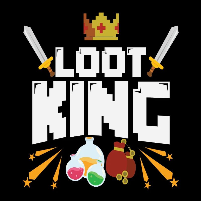 Gamer Gaming Zocker Raid Dungeon PC MMO Geschenk