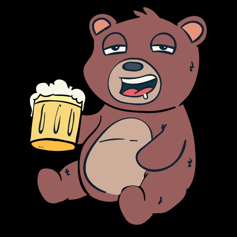 Bear with beer