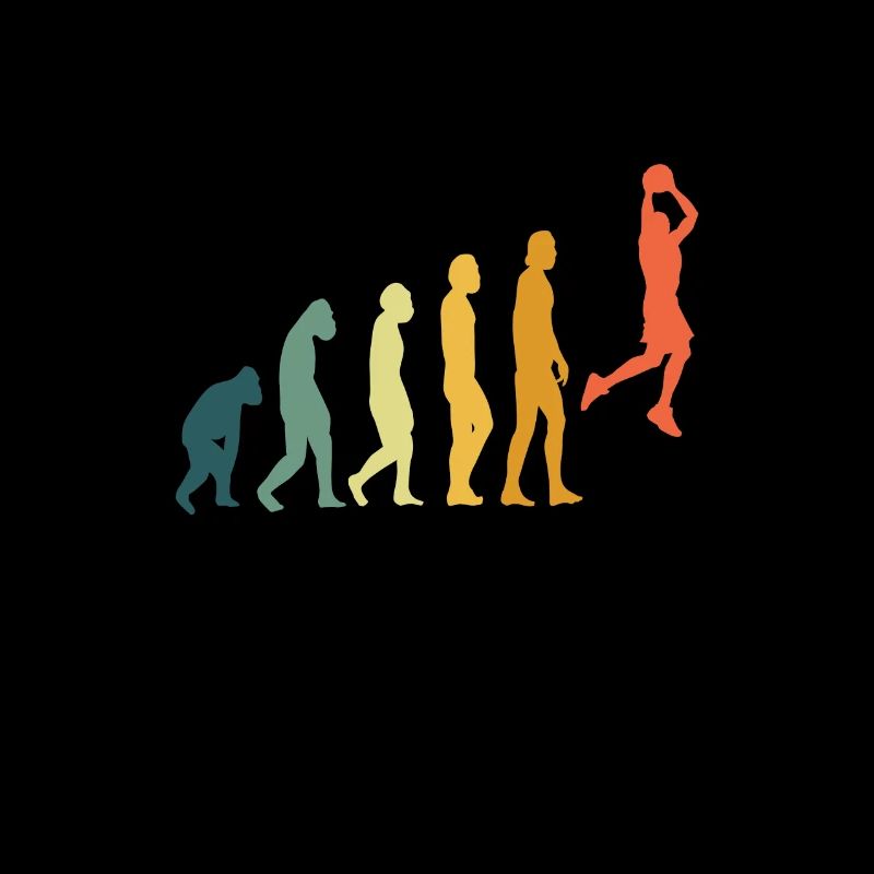 Basketball Evolution Dunking Retro
