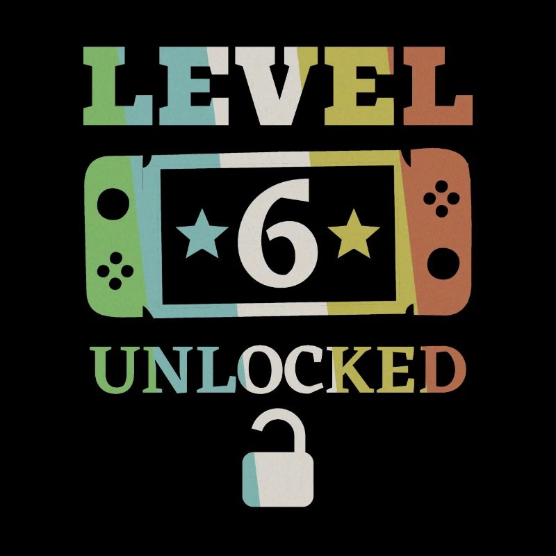 6. Geburtstag Level 6 Unlocked Switch