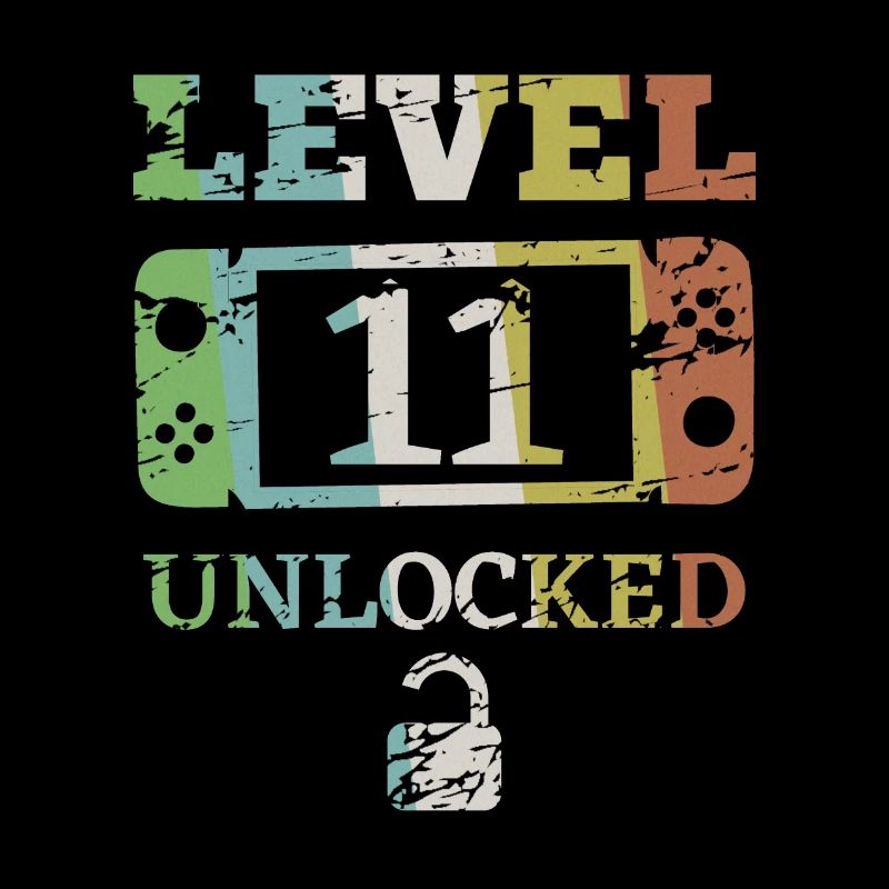 11. Geburtstag Level 11 Unlocked Switch