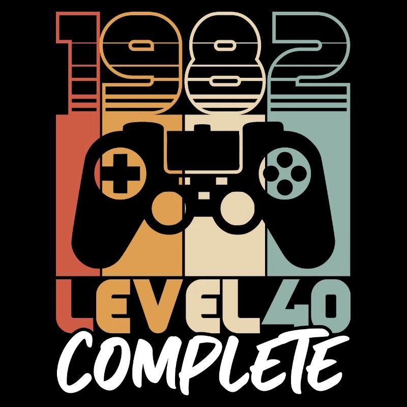 40 Anniversaire Naissance 1982 Niveau 40 Complet