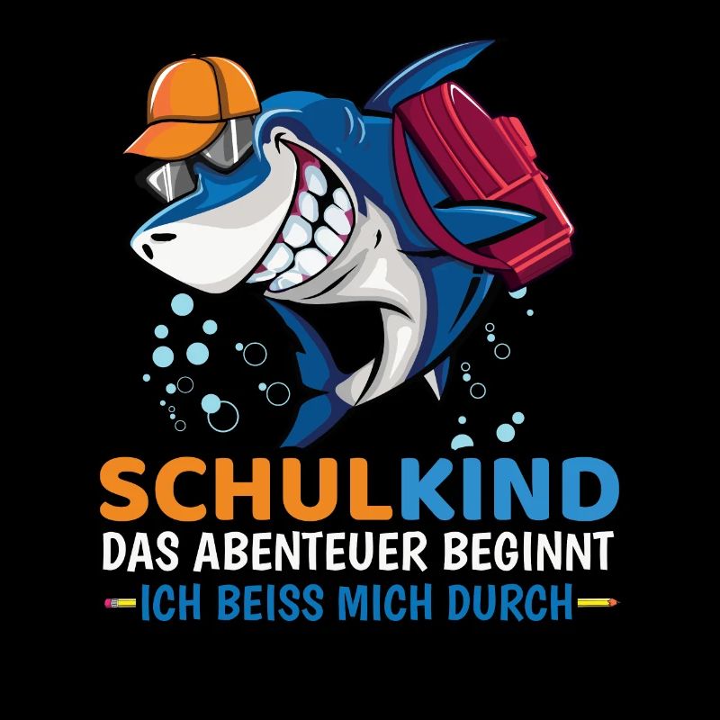 Schulkind Hai Einschulung Das Abenteuer Beginnt