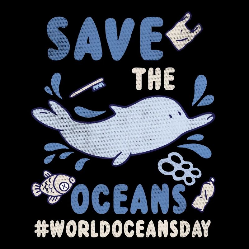 Dolphin Planet Water Protect Save Oceans Day