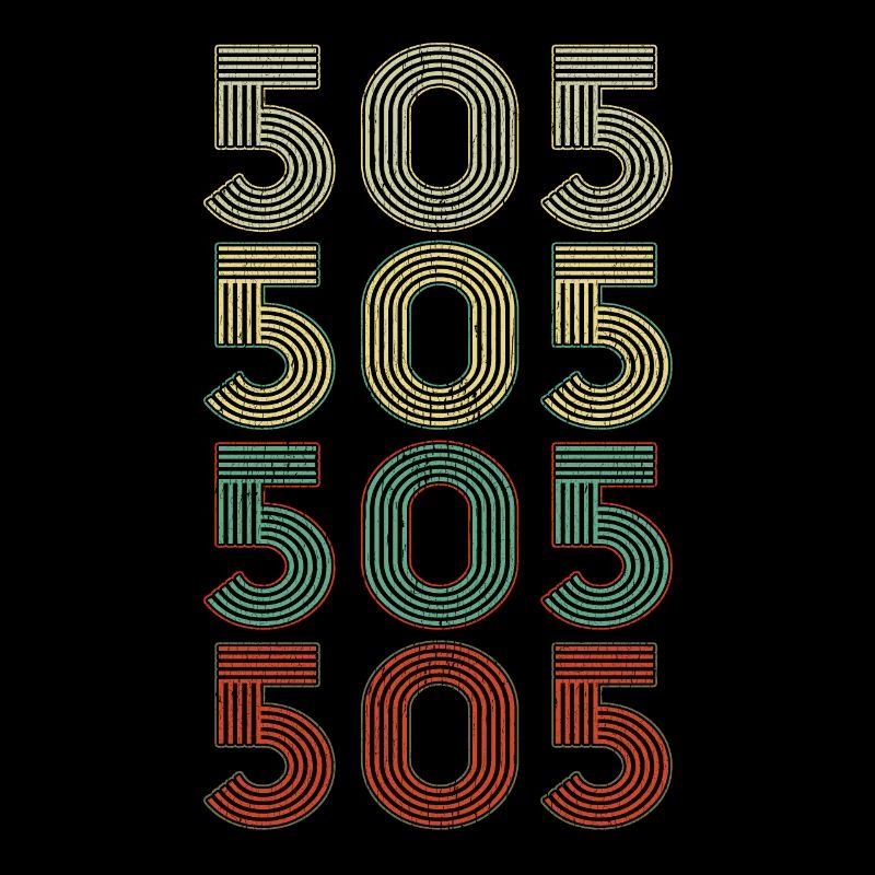 Retro America State Flag Area Code New Mexico