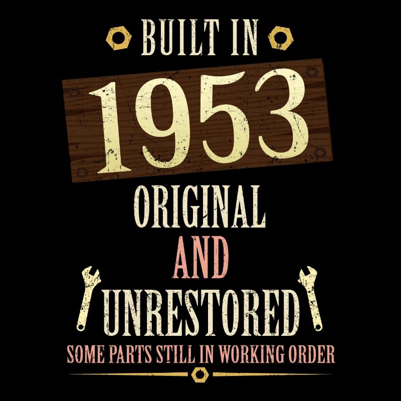 Built In The 1953 Original And Unrestored