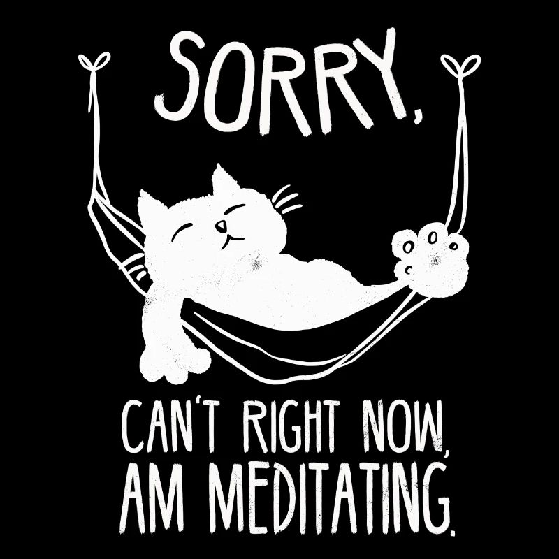 Cat in hammock while chilling