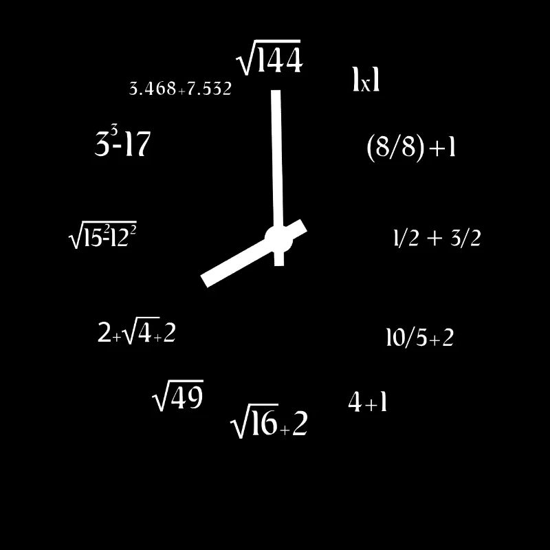 Math Meme Math Formula Equation Joke Math Clock