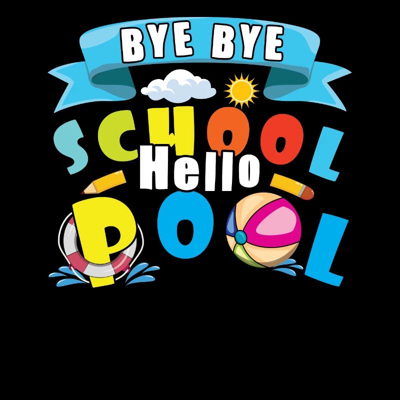 Journée de la piscine Bye School Happy Last Class