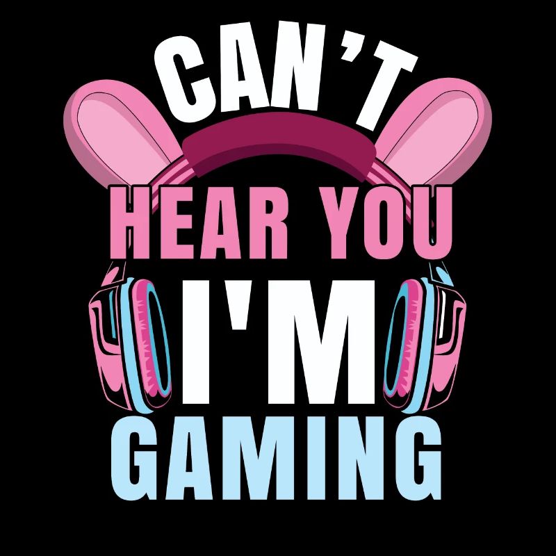 Video Game Lover Can't Hear I Am Gaming