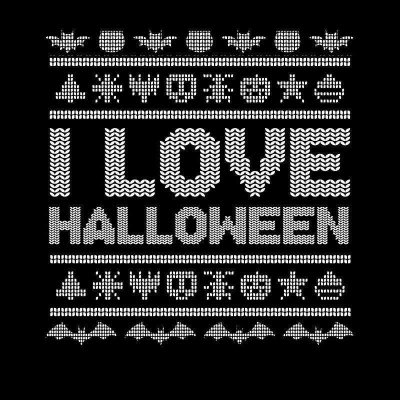 Stitch Pattern Funny Creatures Love Halloween
