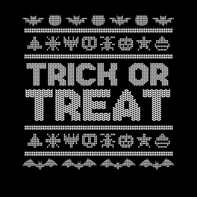 Stitch Pattern Funny Creatures Trick Halloween