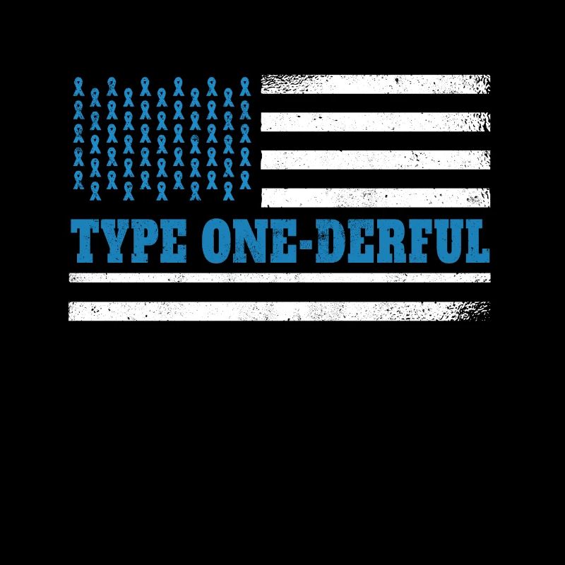 Flag Novembre Mois de sensibilisation au diabète de type 1