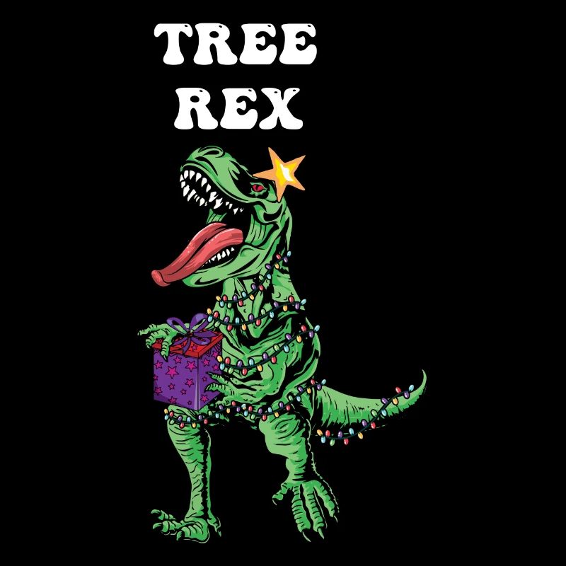 Décembre Dinosaur Tree Raptor Noël