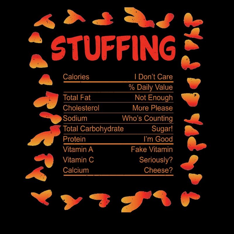 Nutrient Content Turkey Stuffing Thanksgiving