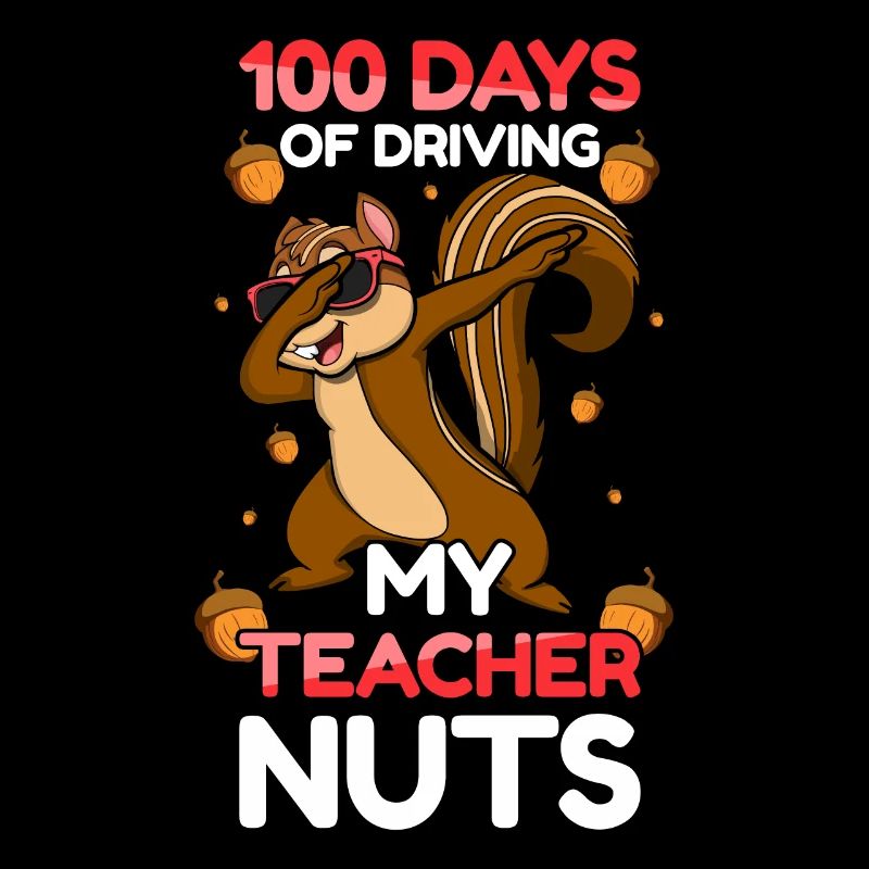Schüler 100th Day Squirrel Nut 100 Tage Schule