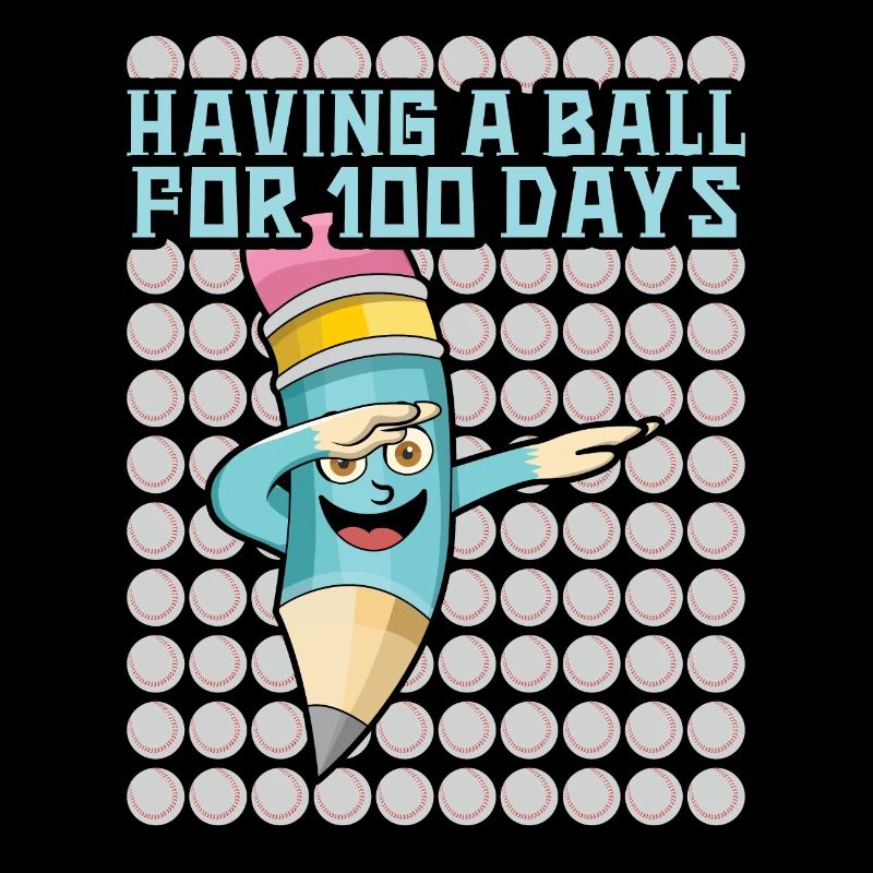 Élève 100e jour de balle 100 jours d’école