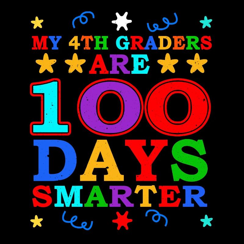 100. Tag 4. Klasse Lehrer 100 Tage Schule