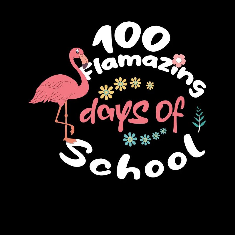Élève 100e jour Flamingo 100 jours d’école