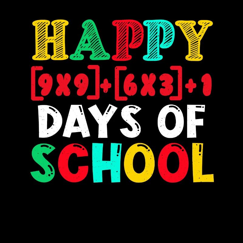 Matheschüler Happy 100th Day 100 Tage Schule