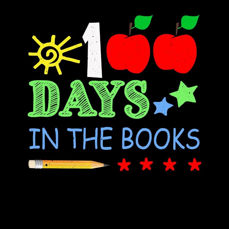 Crayon 100e jour dans les livres 100 jours d’école