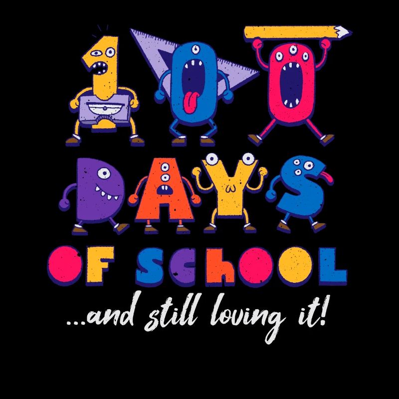 Monster 100th Day Toujours aimer 100 jours d’école