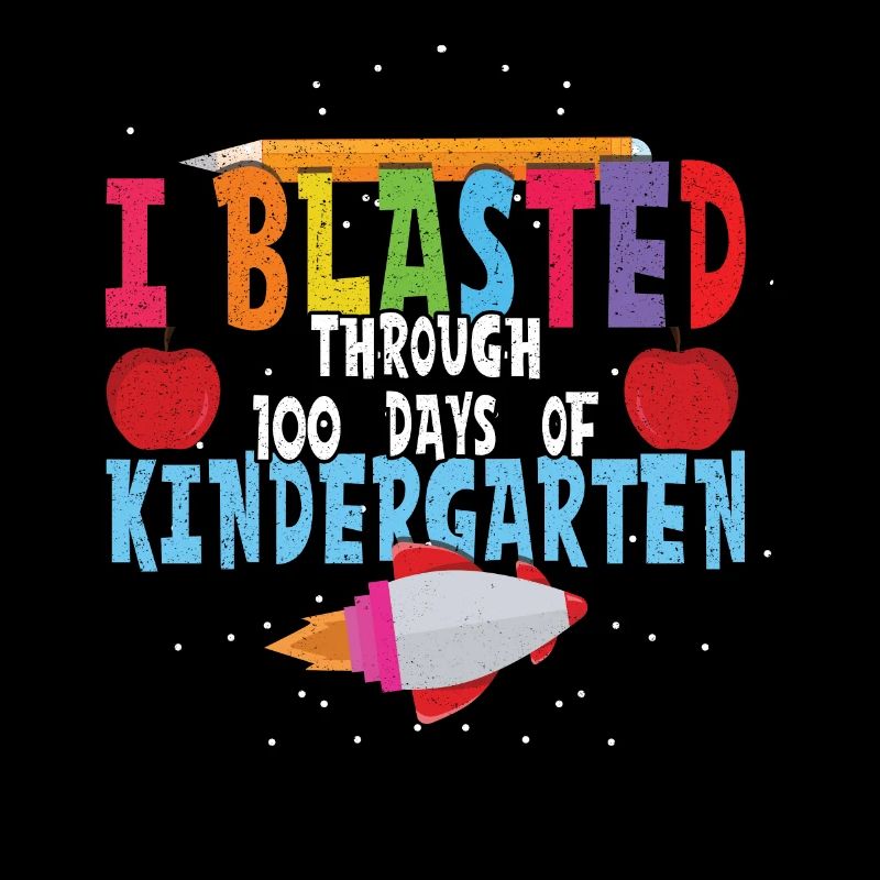Gesprengtes 100. Tag Schiff Glückliche 100 Tage Schule