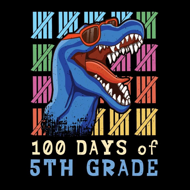 Brüllen 5. Klasse 100. Dinosaurier 100 Tage Schule