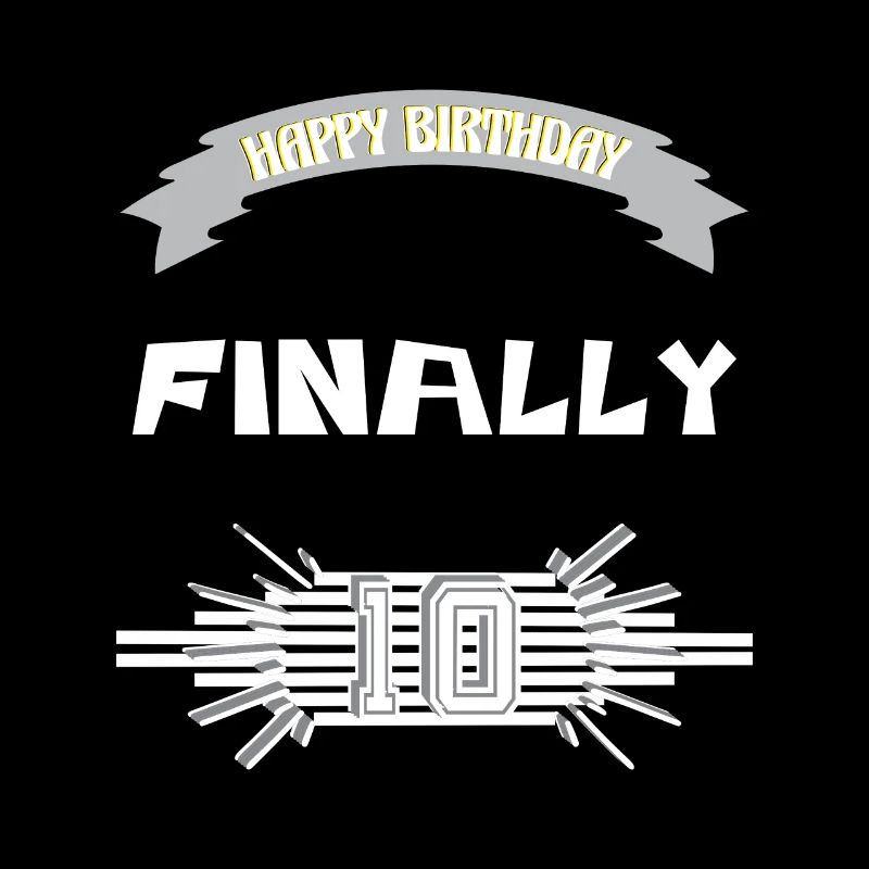 Joyeux anniversaire, 10e anniversaire, idée cadeau