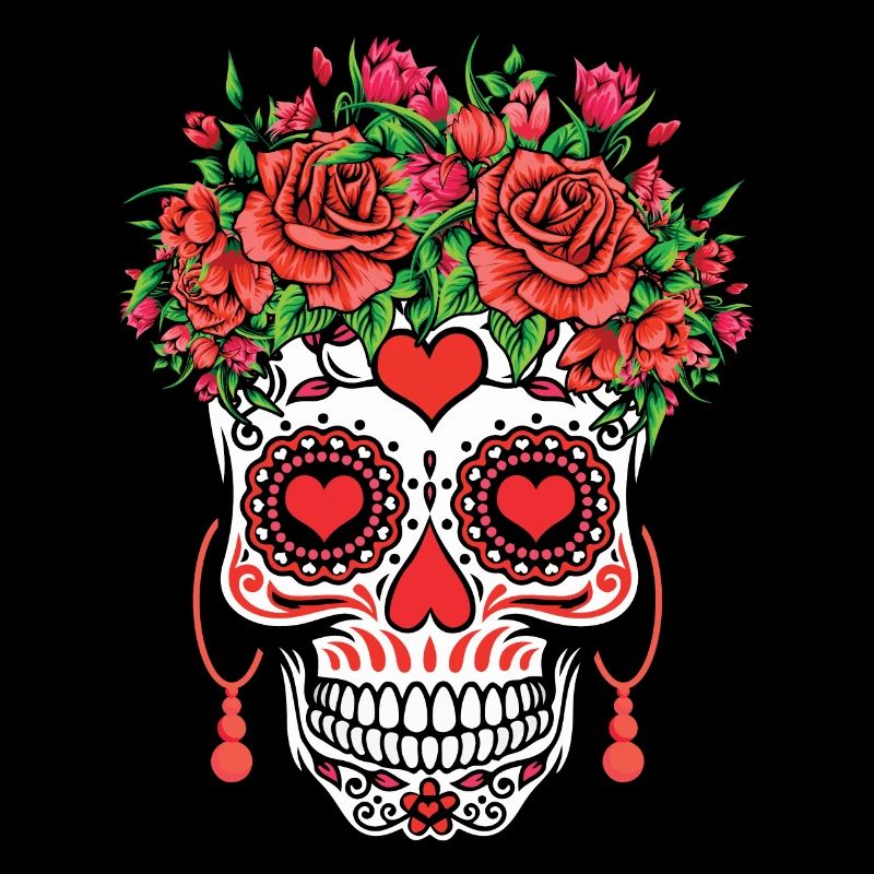 Valentines Sugar Bone Muertos Day Halloween