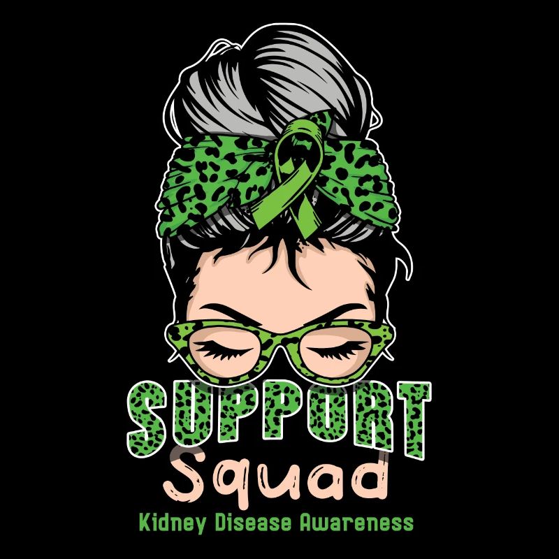 Support Squad Green Kidney Disease Awareness Month