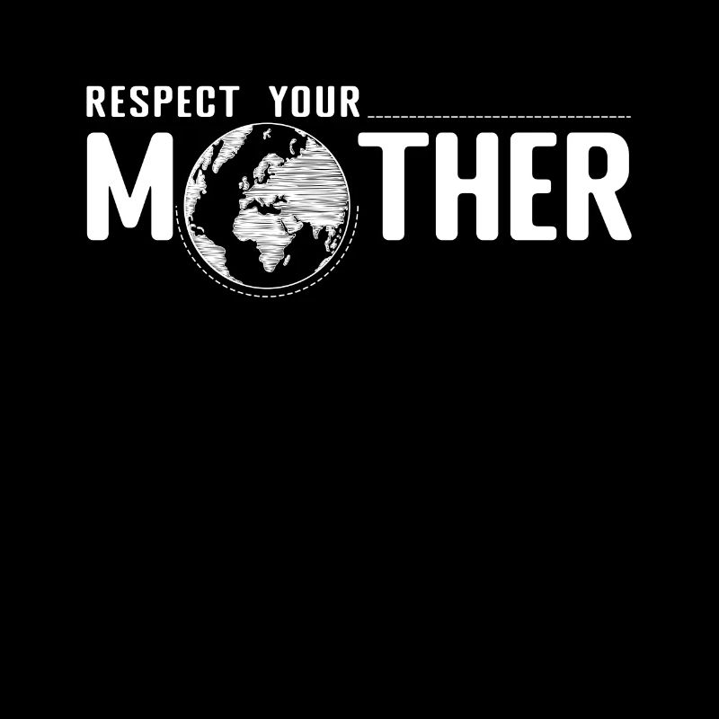 Respektieren Sie Mutter Save Nature Oceans Day Tag der Erde