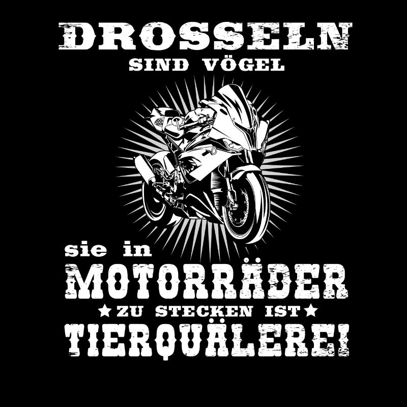 Motorrad drosseln | lustiges Biker Geschenk