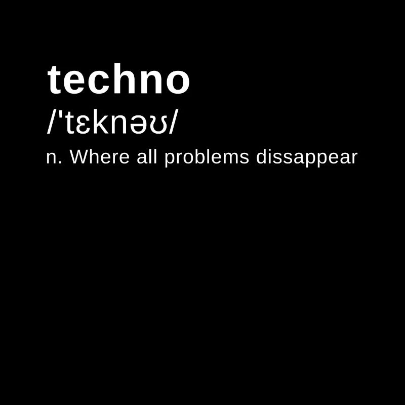 Définition Raver Rave Hard Techno Dark Tekno