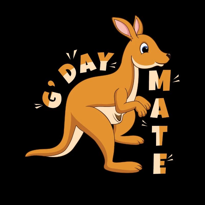 Australischer Gruß Australien-Tag Australisch