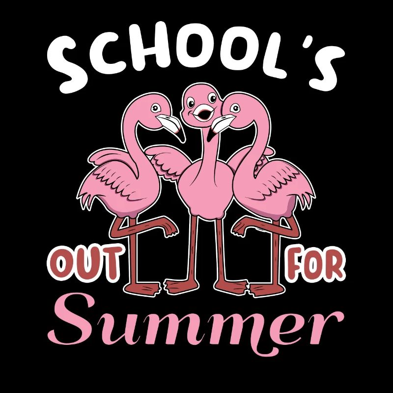 Flamingo Bye Schools Out Joyeux été de dernière classe