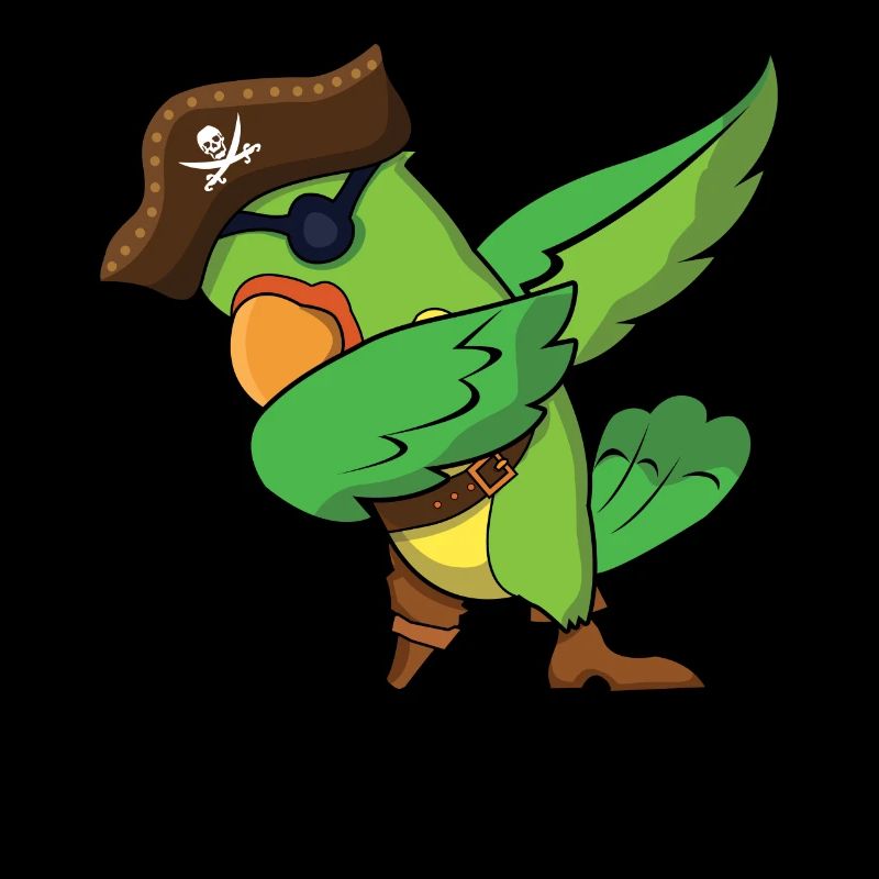 Parrot Jolly Pirate Decor Lazy Halloween