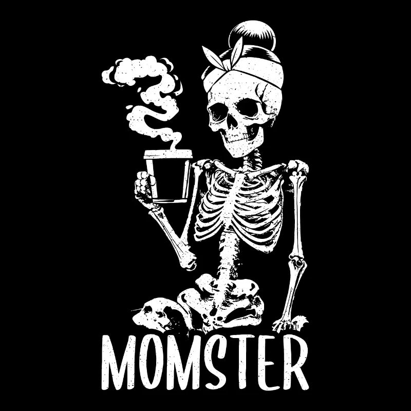 For Mom Monster Lazy Creepy Halloween