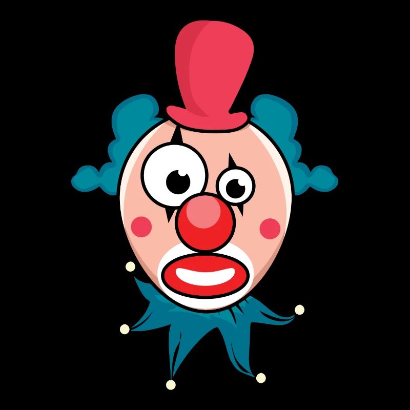 Fête Carnaval Étrange Clown Bouffon Cirque