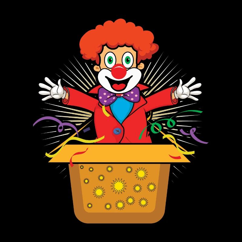 Carnaval Clown Bouffon Cirque Mignon Bonjour