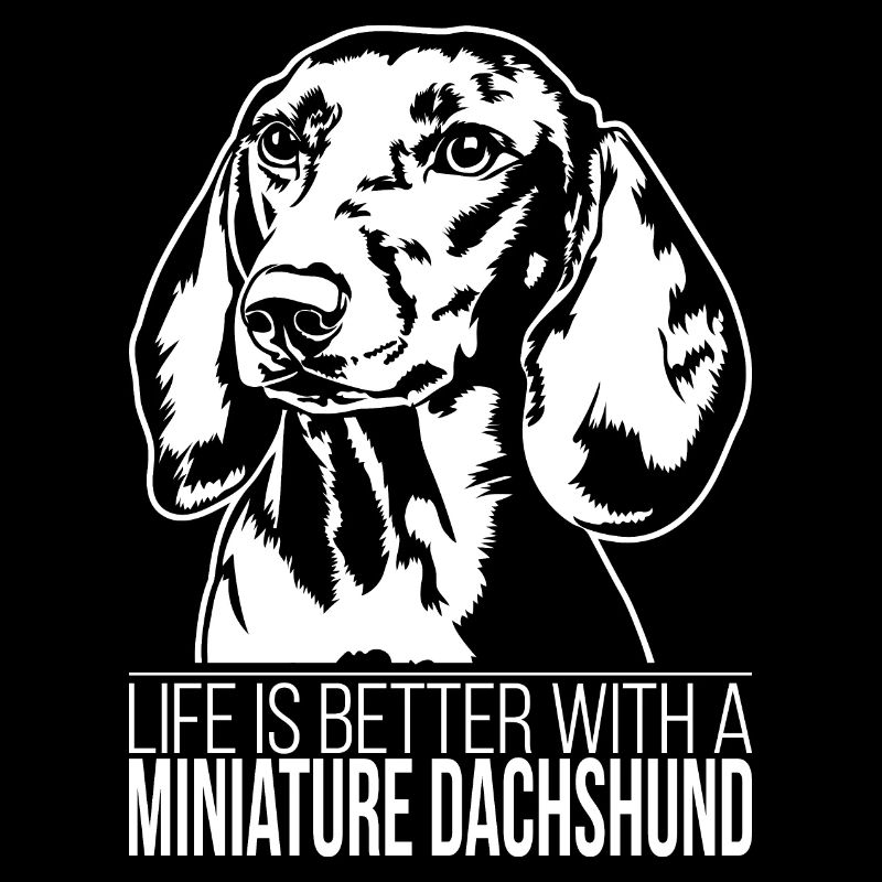 La vie de teckel miniature est meilleure chien Wilsigns
