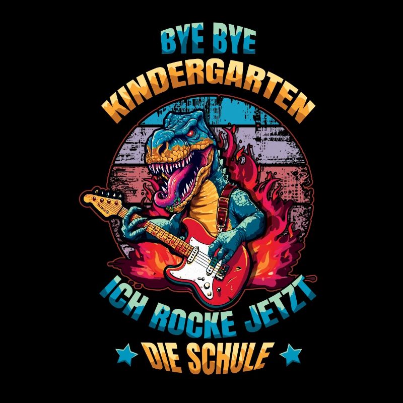 Einschulung Bye Bye Kindergarten Ich Rocke Die