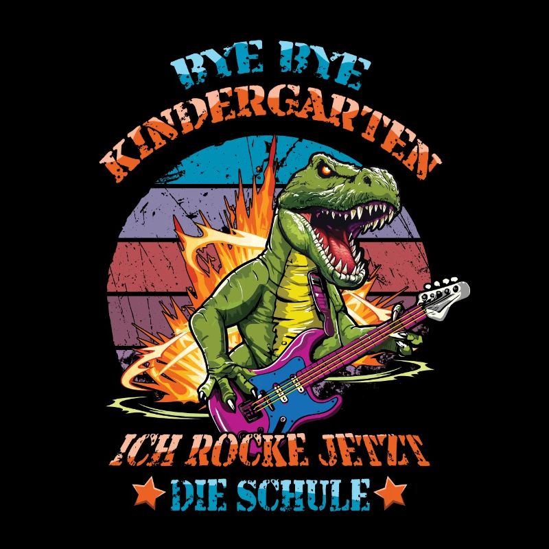 Einschulung Bye Bye Kindergarten Ich Rocke Die