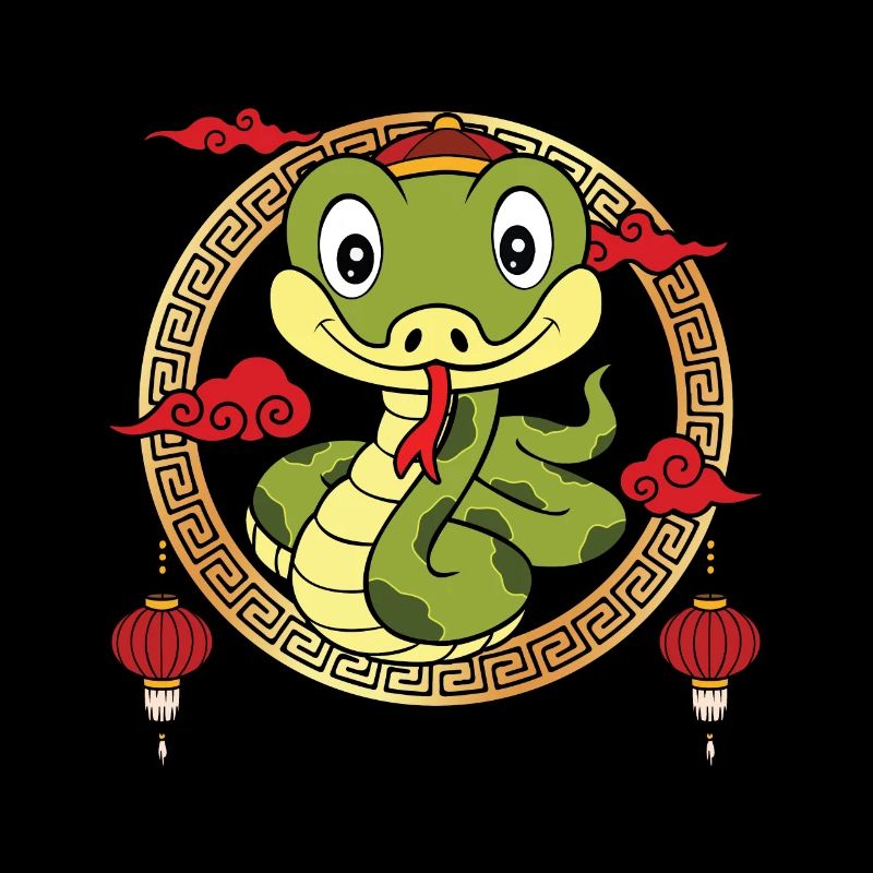 Drôle de Nouvel An Chinois Du Serpent Astrologie Chinoise