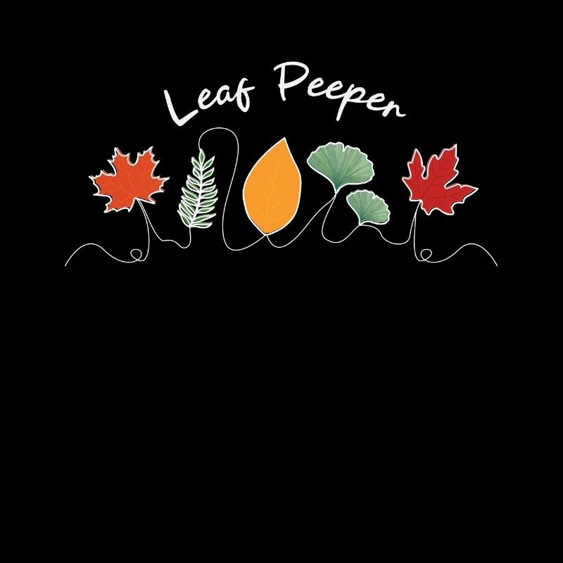 Leaf Peeper Cute Kawaii Foliage Leaf Peeping